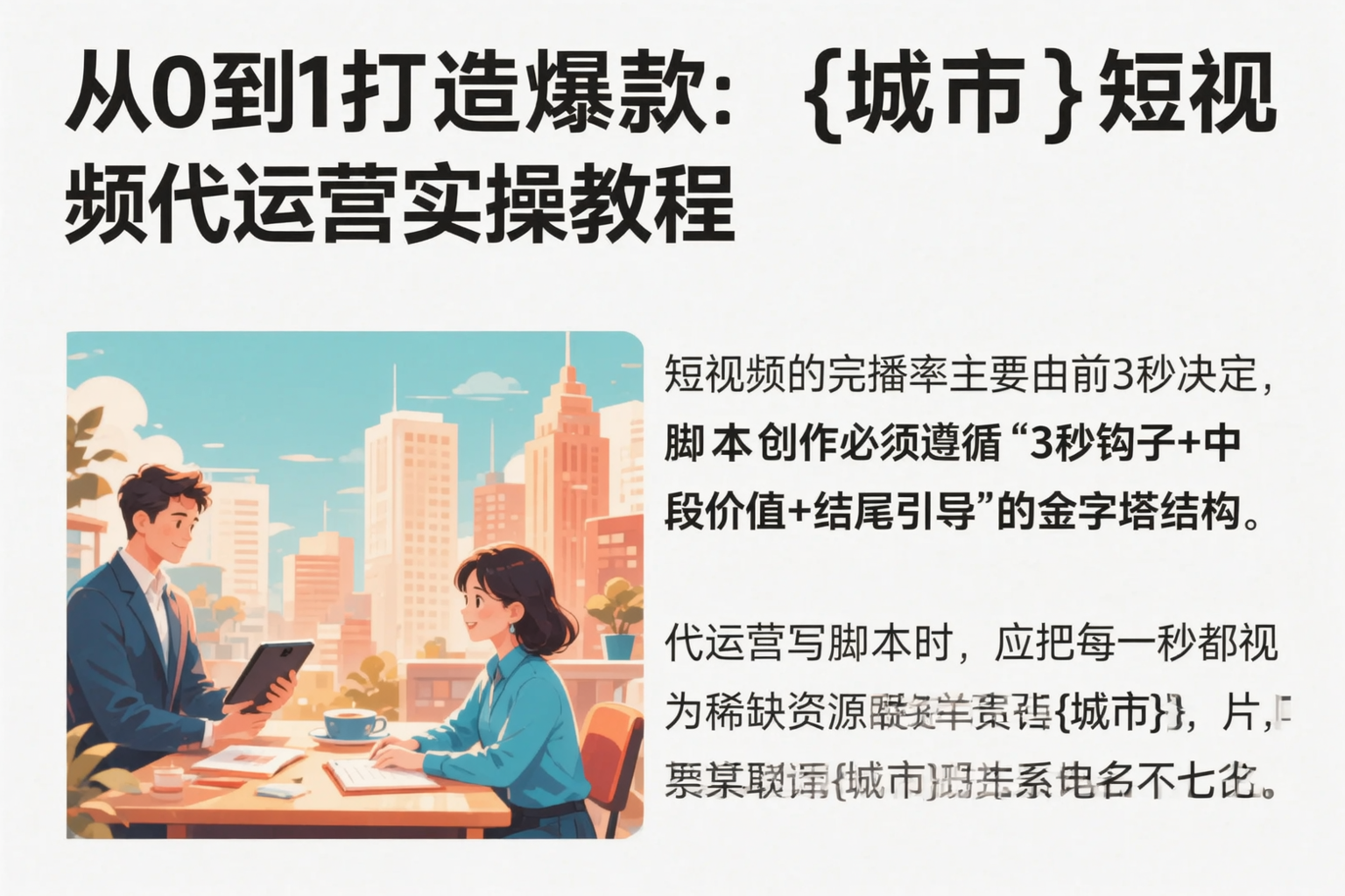 从0到1打造爆款:镇江短视频代运营实操教程