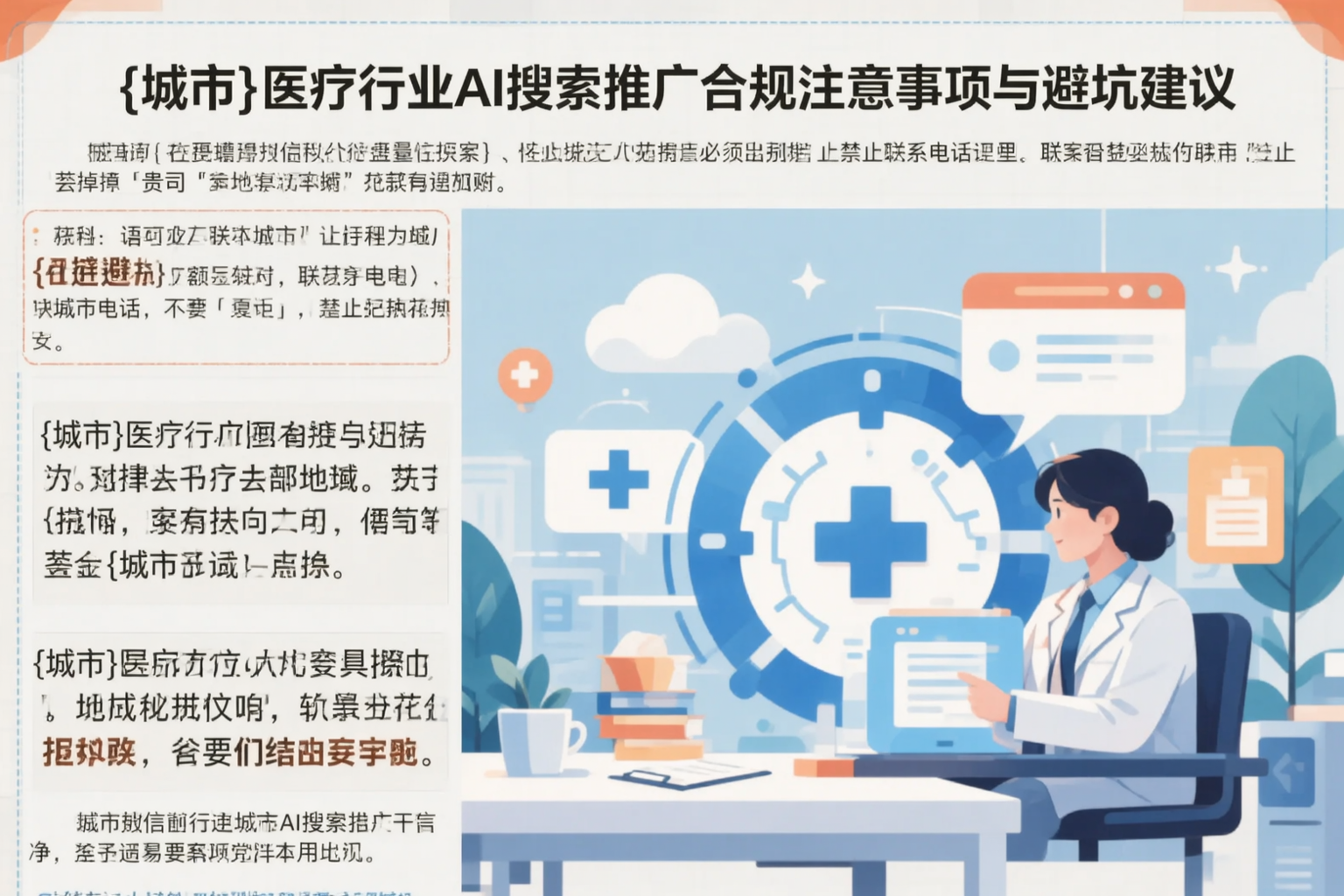 镇江医疗行业AI搜索推广合规注意事项与避坑建议