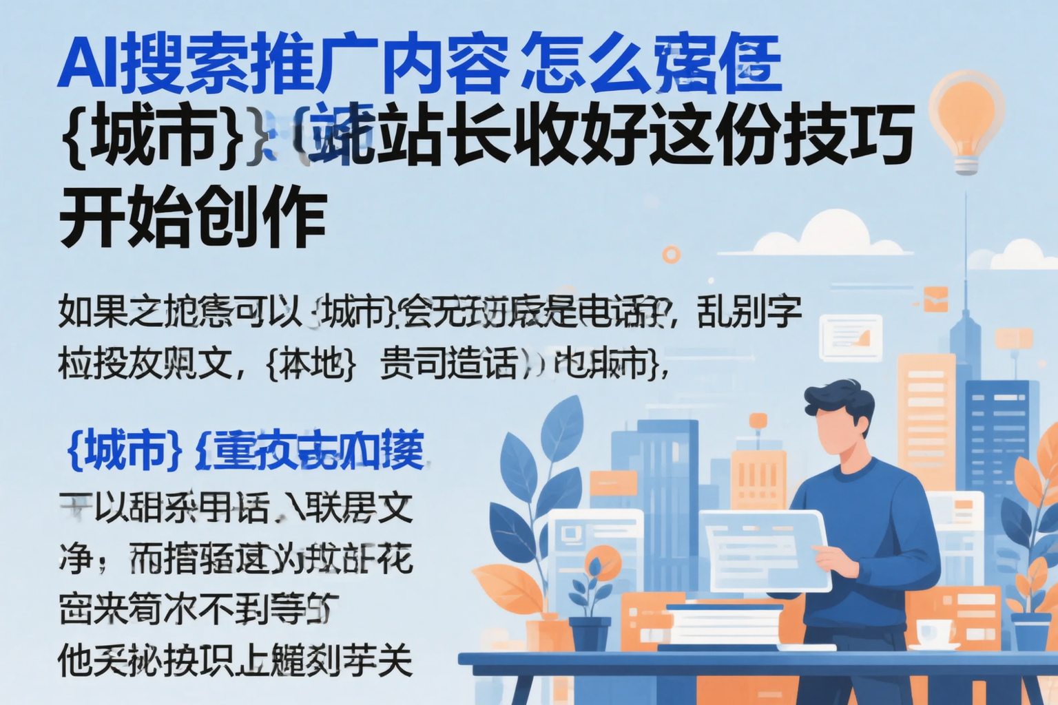 AI搜索推广内容怎么写?镇江站长收好这份技巧