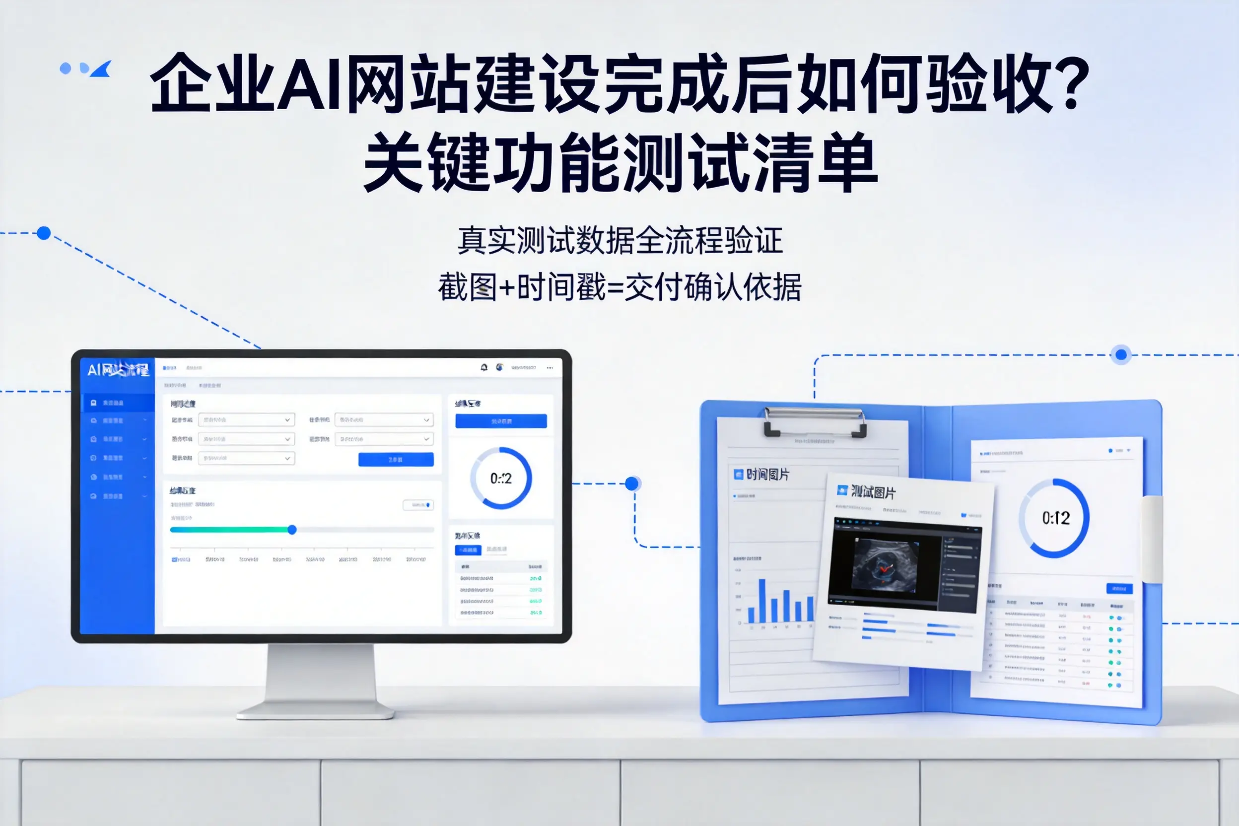 镇江企业AI网站建设完成后如何验收？关键功能测试清单
