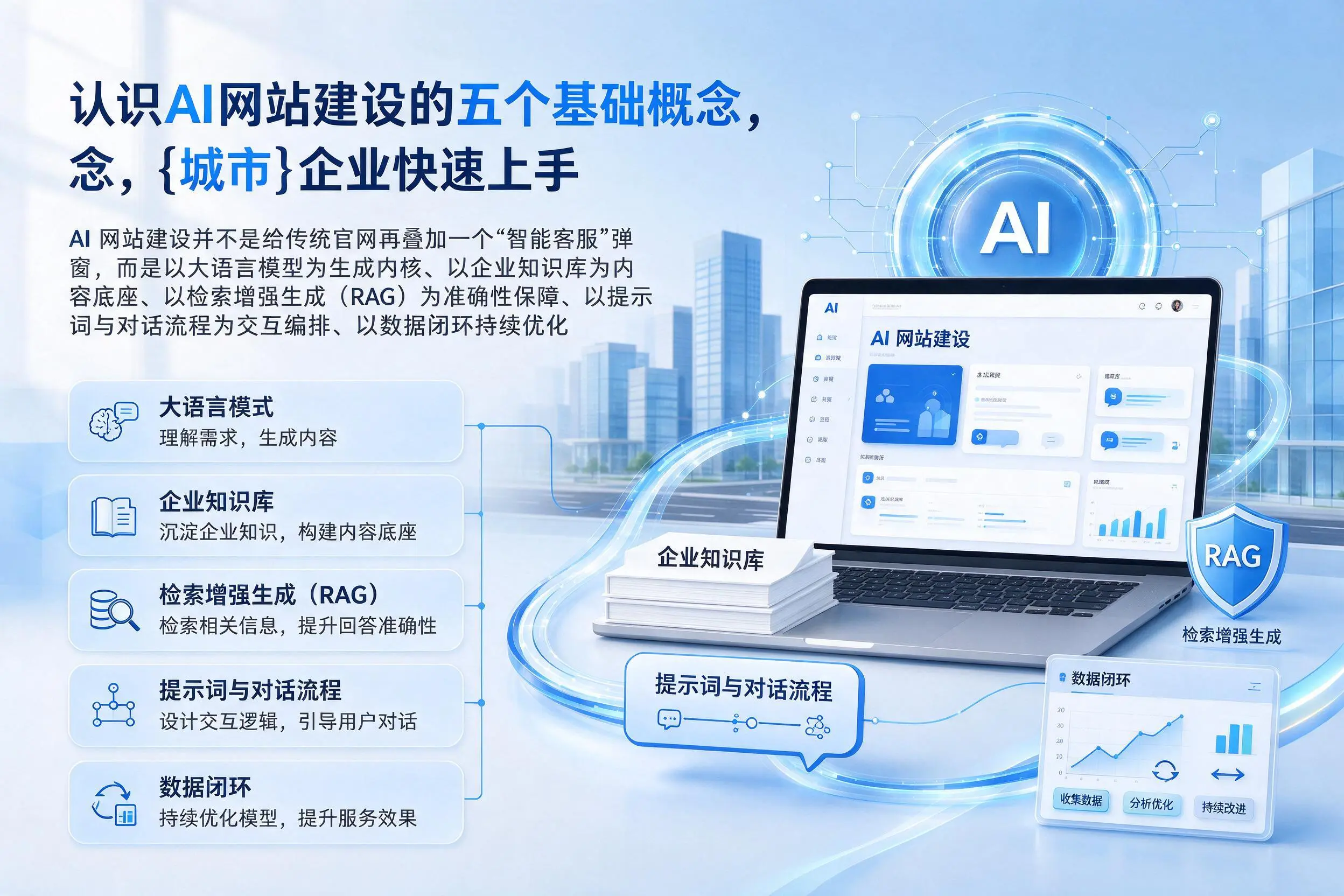 认识AI网站建设的五个基础概念,镇江企业快速上手