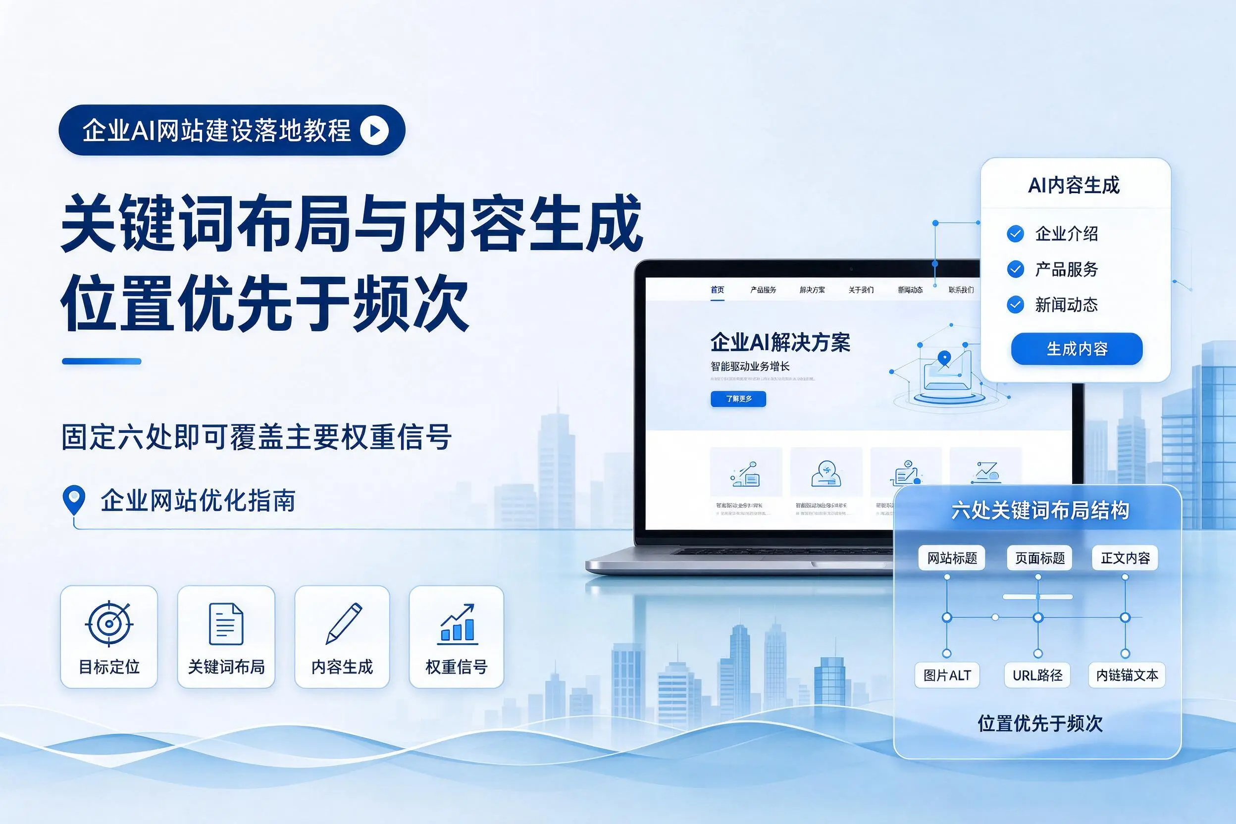 镇江企业AI网站建设落地教程：关键词布局与内容生成